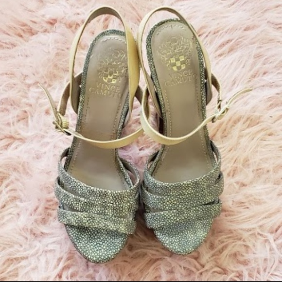 Vince Camuto Shoes - Vince Camuto Miner Wood Platform Heel Sandals
